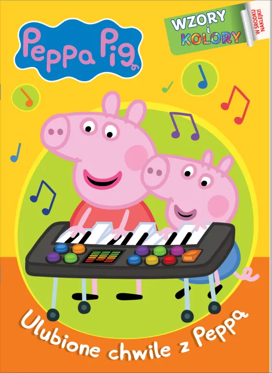 Świnka Peppa. Ulubione chwile z Peppą Wzory i Kolory 2 - tantis.pl