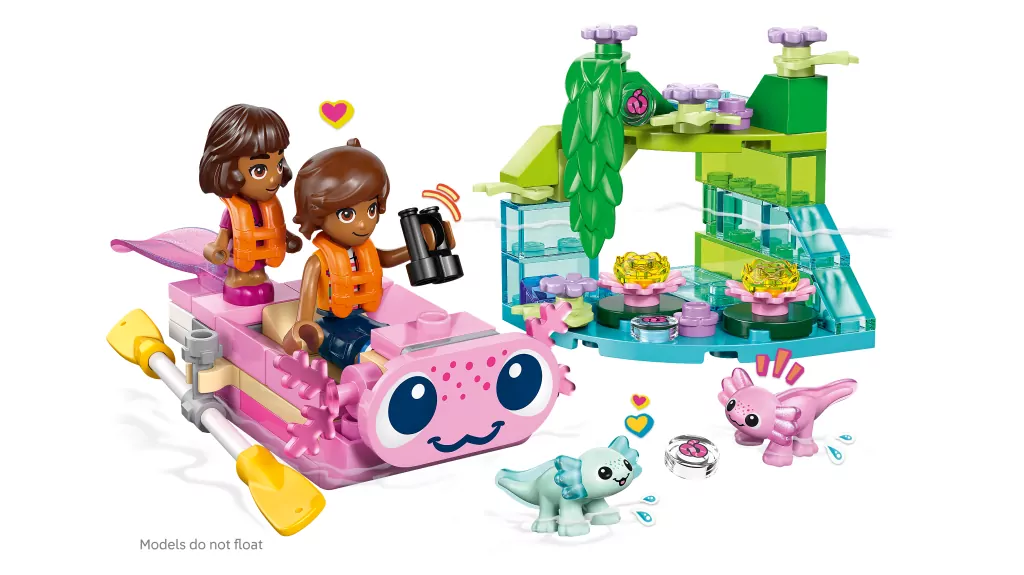 LEGO® Friends Przygoda na aksolotlowej łodzi 42681 - tantis.pl