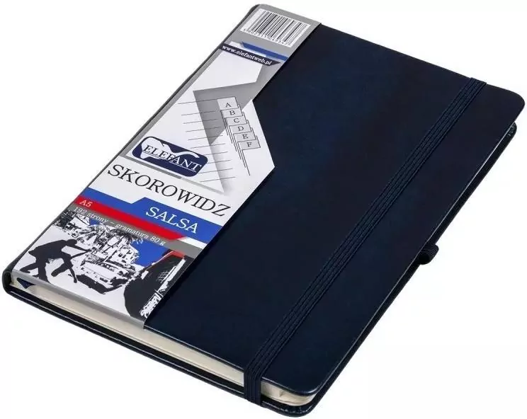 Skorowidz A5 Salsa granatowy - tantis.pl