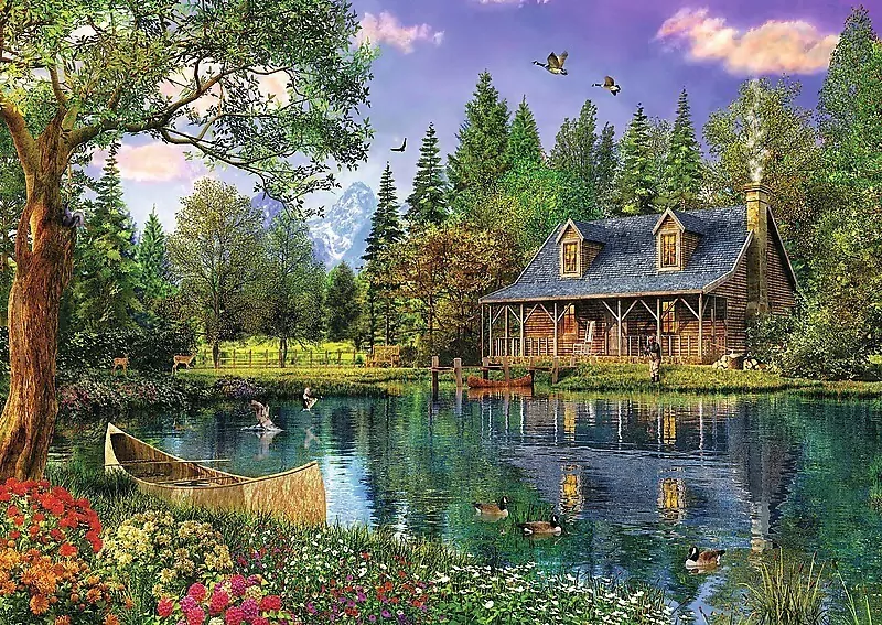 Popołudniowa sielanka. 45005. Puzzle 4000 - tantis.pl