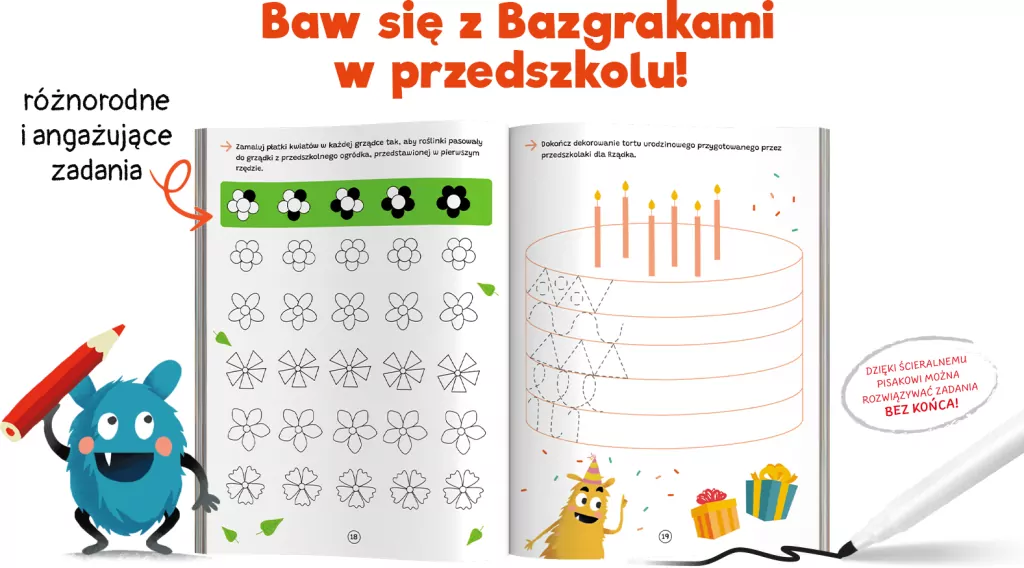 Kapitan Nauka. Bazgraki. W przedszkolu - tantis.pl