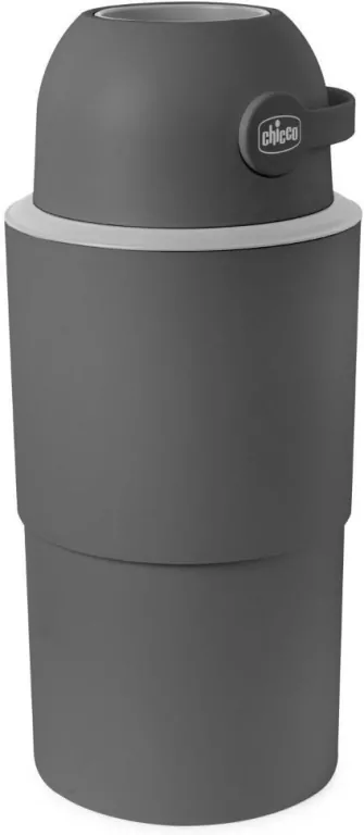 Teleskopowy kosz na pieluchy XL grafitowy - tantis.pl