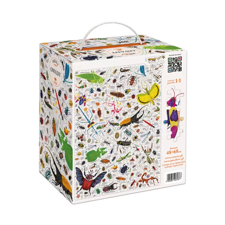 CzuCzu. Puzzlove Owady 1000 el. - tantis.pl