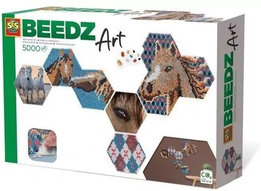 Beedz Art. Płytki sześciokątne Konie - tantis.pl