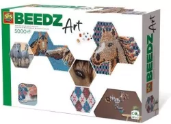 Beedz Art. Płytki sześciokątne Konie