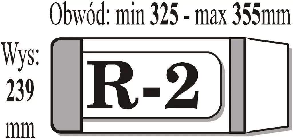 Okładka książkowa regulowana R2  IKS - tantis.pl