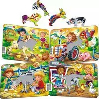 Układanka Larsen Mini Farmkids 8el - tantis.pl