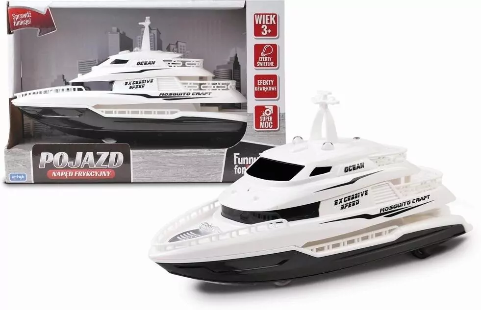Łódka Toys for Boys z napędem frykcyjnym - tantis.pl