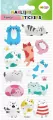 Naklejki 3D Fancy Lazy Cats 90x210 HAPPY COLOR - tantis.pl