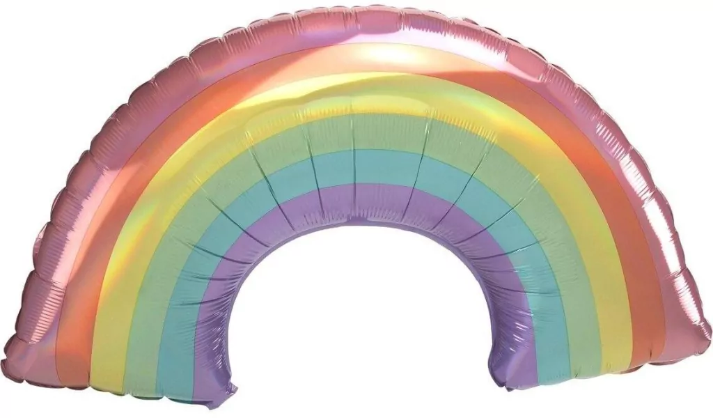 Balon foliowy Holo pastel rainbow - tantis.pl