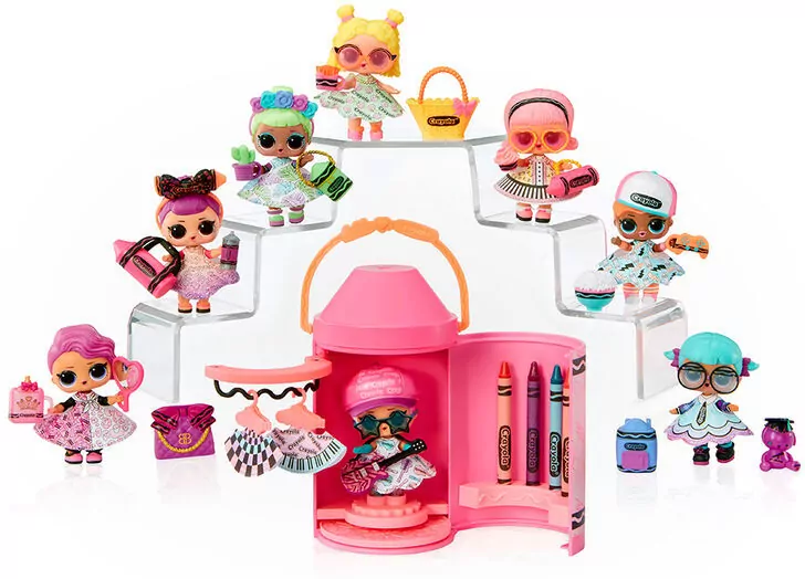LOL Surprise Loves CRAYOLA Color Me Studio Asst - tantis.pl