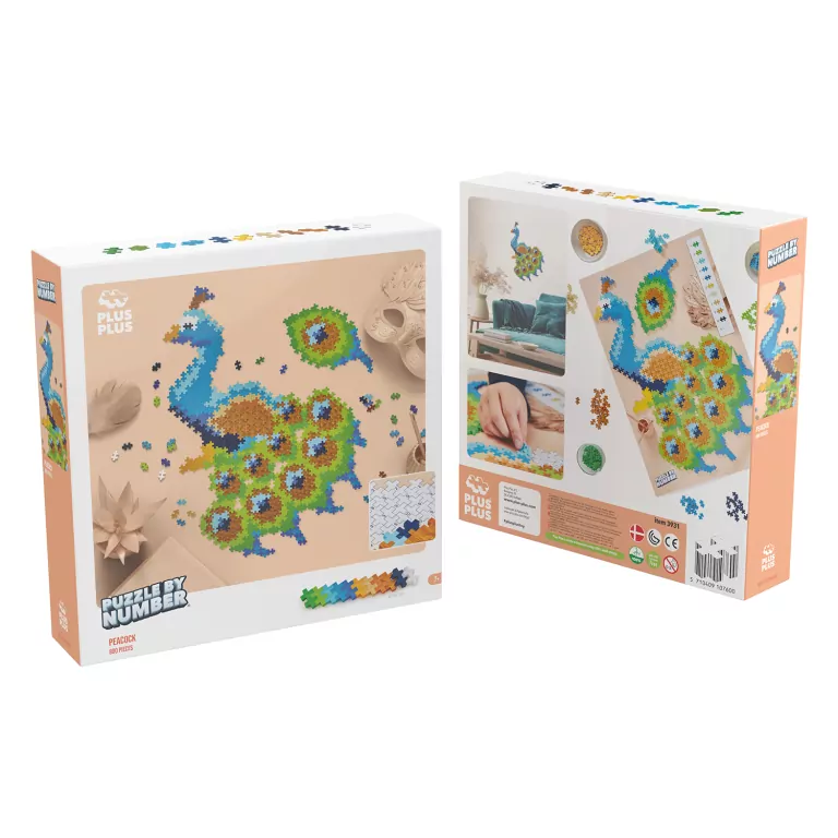Puzzle By Number- Paw. Klocki Plus-Plus - tantis.pl
