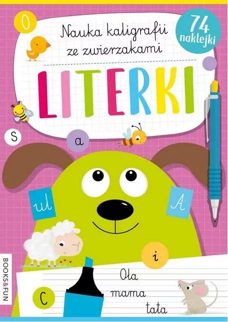 Literki. Nauka kaligrafii ze zwierzakami - tantis.pl