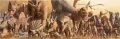 Puzzle 1000. Dinozaury, Haruo Takino, Panorama - tantis.pl