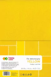 Filc dekoracyjny żółty HAPPY COLOR