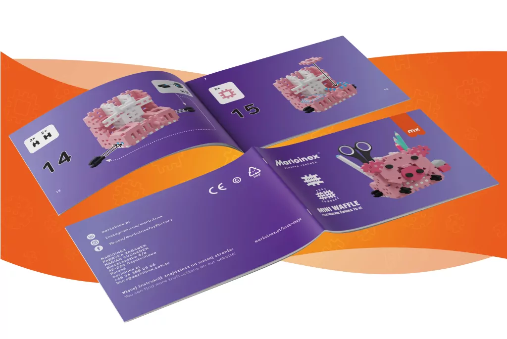 Mini Waffle Przybornik. Świnka - tantis.pl