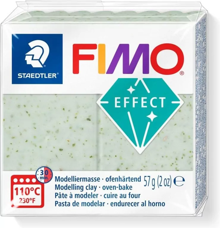 Masa termoutwardzalna Fimo 57g zielony botanical - tantis.pl