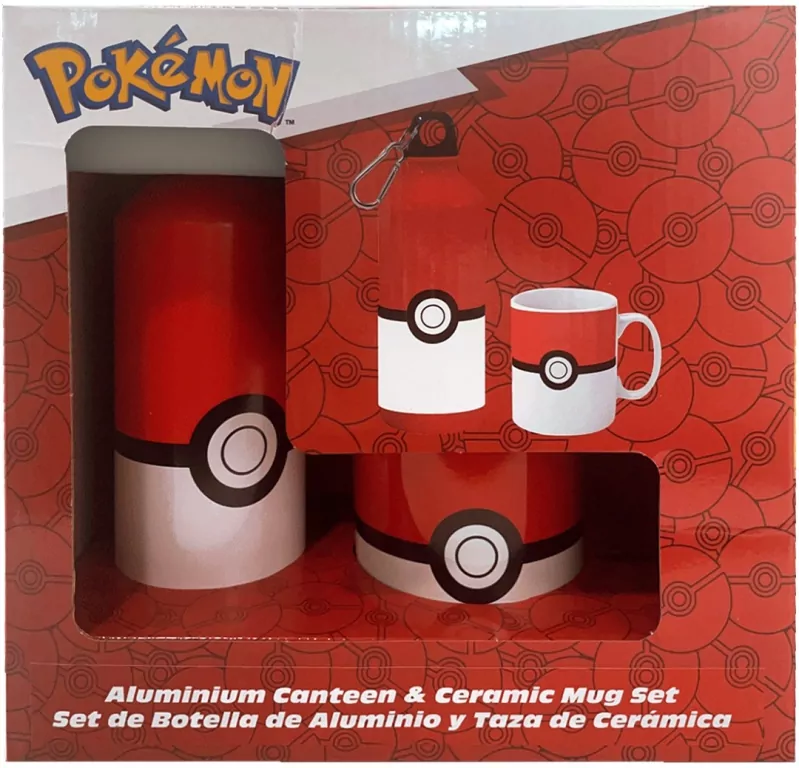 Kubek + butelka Pokemon 500ml PK00022 - tantis.pl