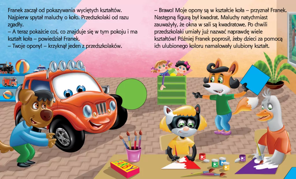 W przedszkolu. Samochodzik Franek - tantis.pl