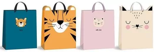 Torebka upominkowa duża z uszami BB Friends - tantis.pl