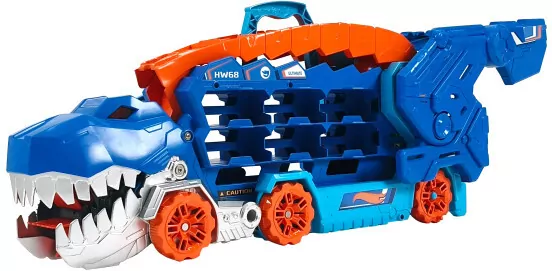 Hot Wheels. City T-Rex Mega Transporter - tantis.pl