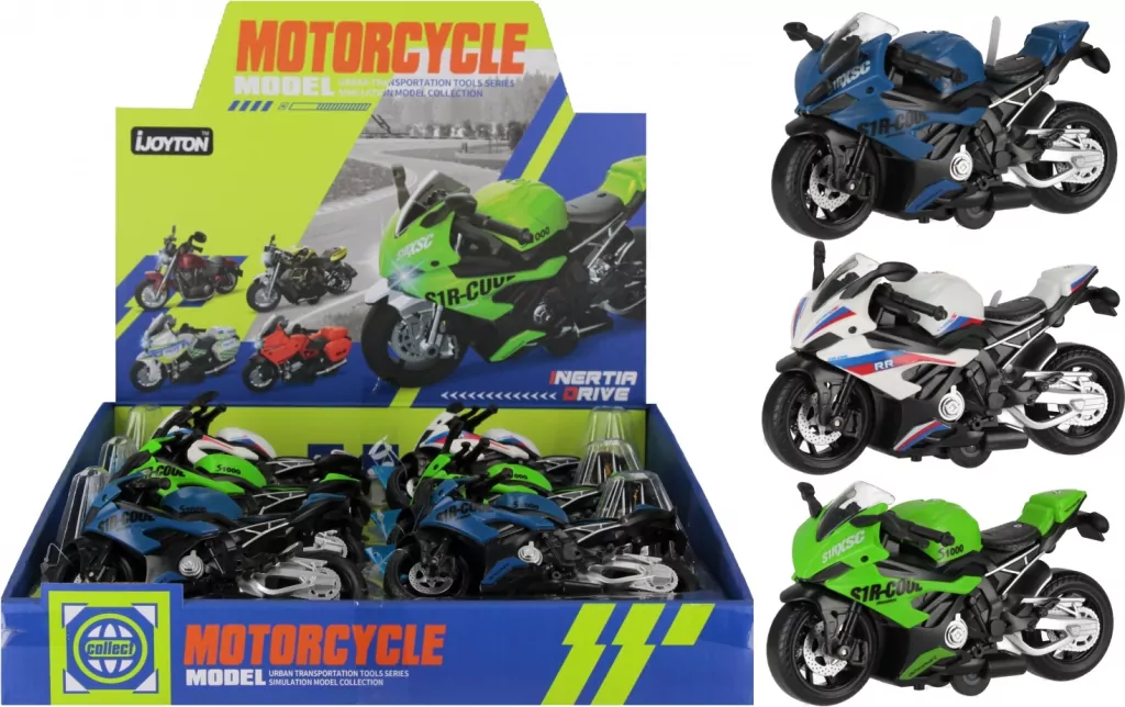 MOTOCYKL DZ/SW P/B 15CM MIX3 MC DISP 6/30/60 - tantis.pl