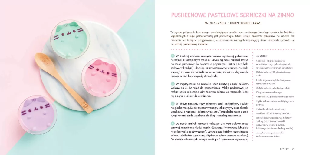 Piecz to! Książka kucharska kotki Pusheen - tantis.pl