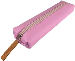 Piórniki Jamnik ekoskóra Róż pastel