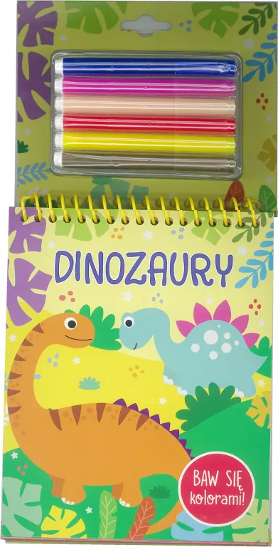 Dinozaury. Baw się kolorami! - tantis.pl