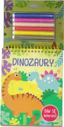 Dinozaury. Baw się kolorami!