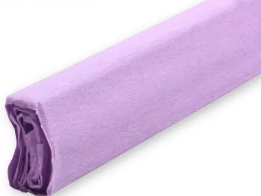 Bibuła marszczona lawendowa 50x200, 10 sztuk