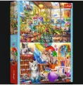 Puzzle 2x500 Sztuka malowania TREFL - tantis.pl