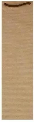 Torebka na butelkę kraft 90g 9x37x8cm ROZETTE - tantis.pl