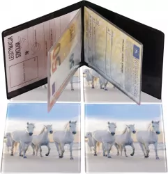 Okładka na dokumenty ucznia Horses