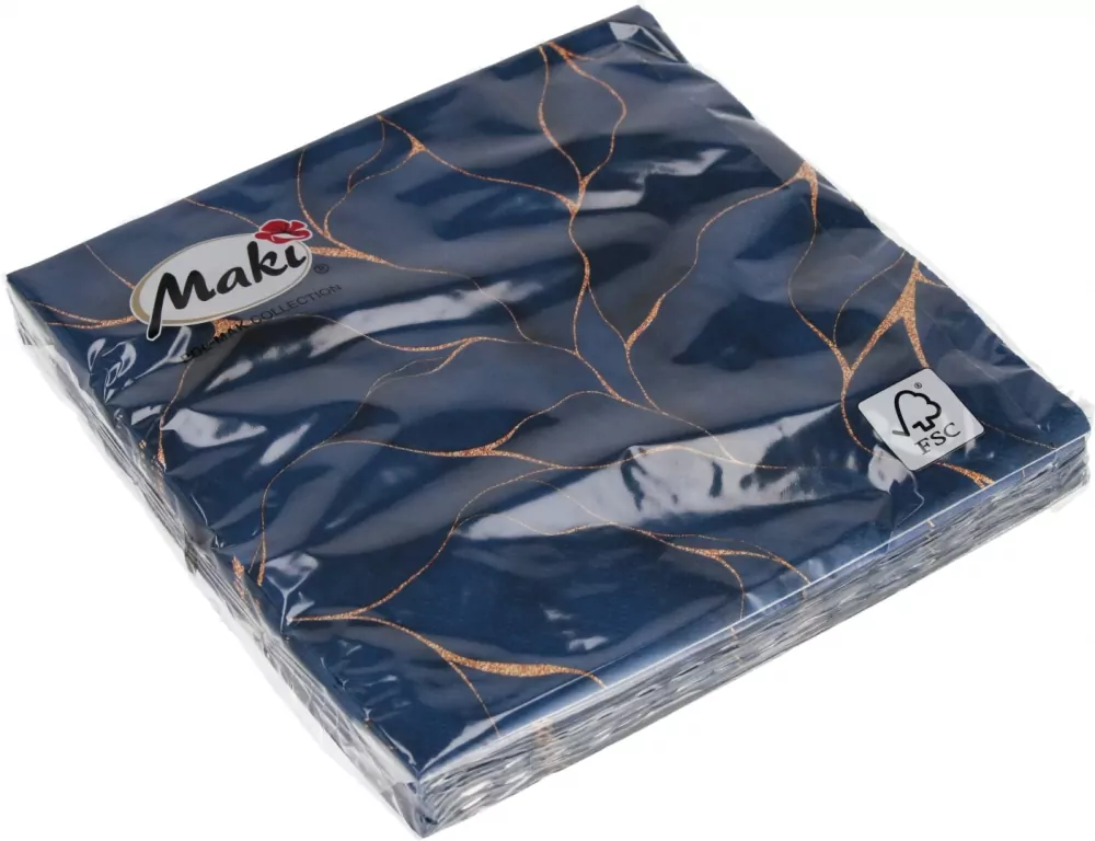 SERWETKA PAP 3W 330X330 MARMUR GRA PM OP - tantis.pl