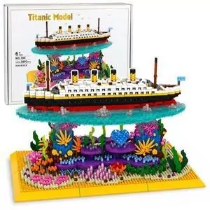 Klocki konstrukcyjne Statek Titanic 3892el - tantis.pl