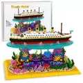 Klocki konstrukcyjne Statek Titanic 3892el - tantis.pl