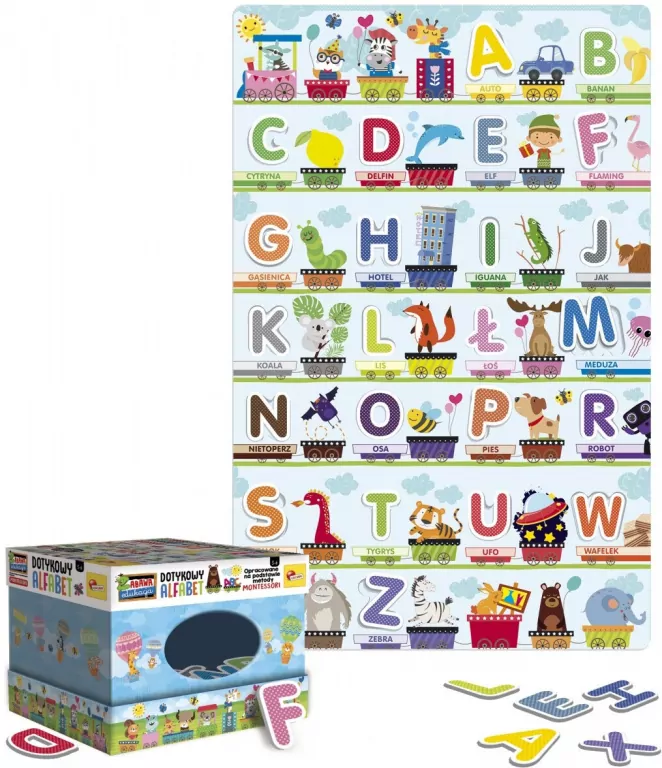 Montessori + Dotykowy alfabet - tantis.pl