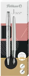 Pióro wieczne Jazz Noble Elegance + długopis Silv