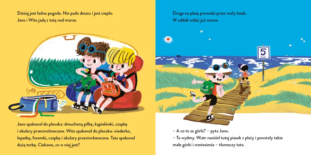 Jano i Wito nad morzem. Jano i Wito - tantis.pl