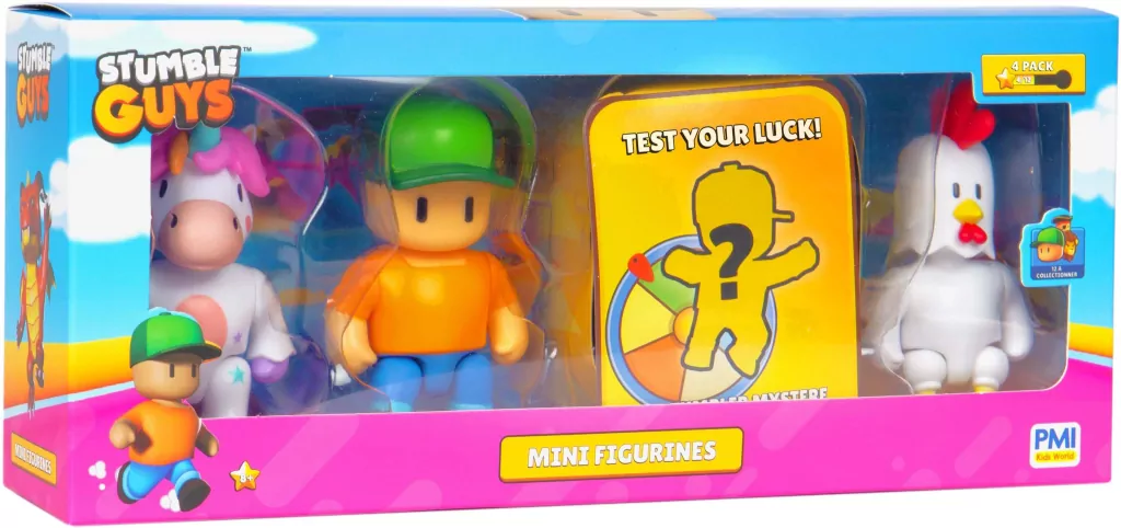 Stumble Guys Mini Action Figures 4 Pack B - tantis.pl