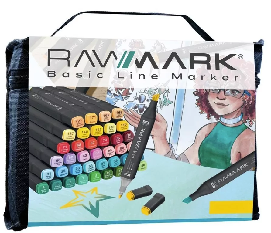 Rawmark. Markery Basic Line, 80 kolorów - tantis.pl