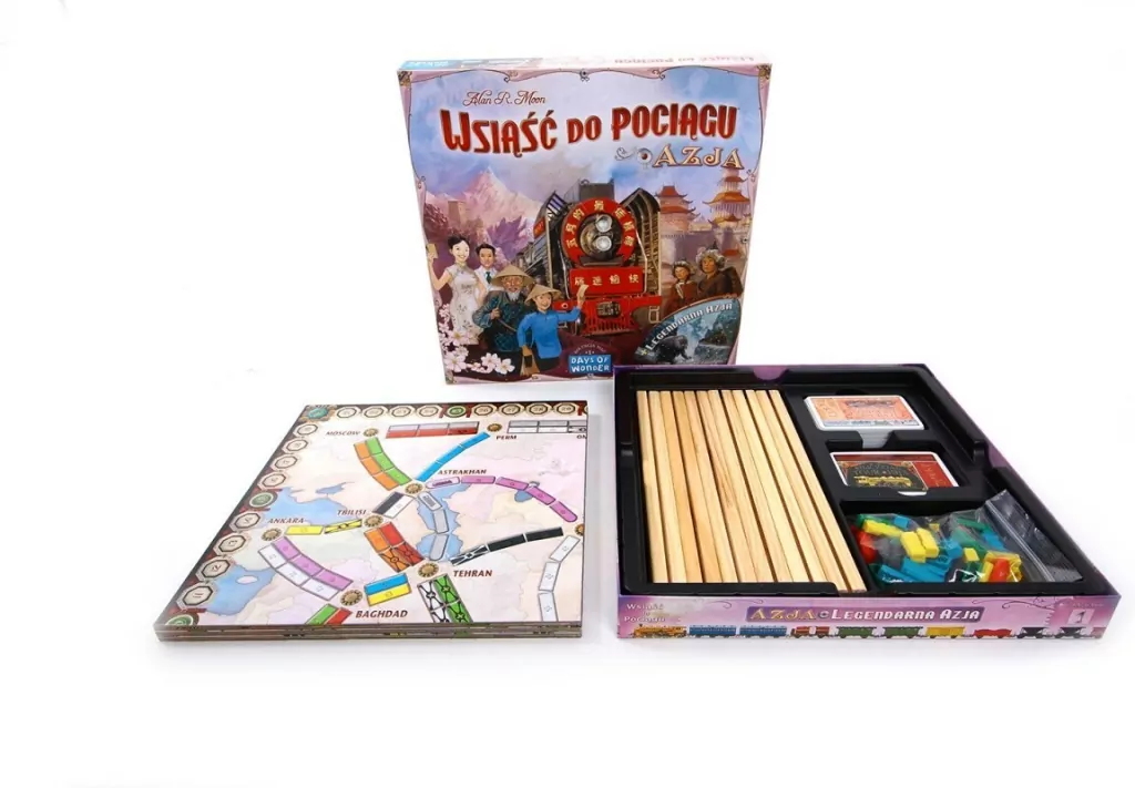 Wsiąść do pociągu: Kolekcje map: Azja - tantis.pl