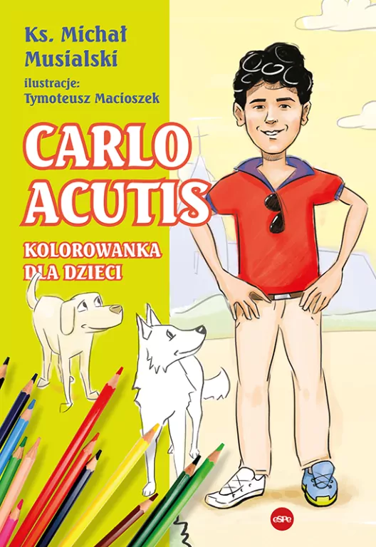 Carlo Acutis. Kolorowanka dla dzieci - tantis.pl