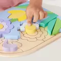 Fisher Price. Drewniane puzzle kwiaty - tantis.pl