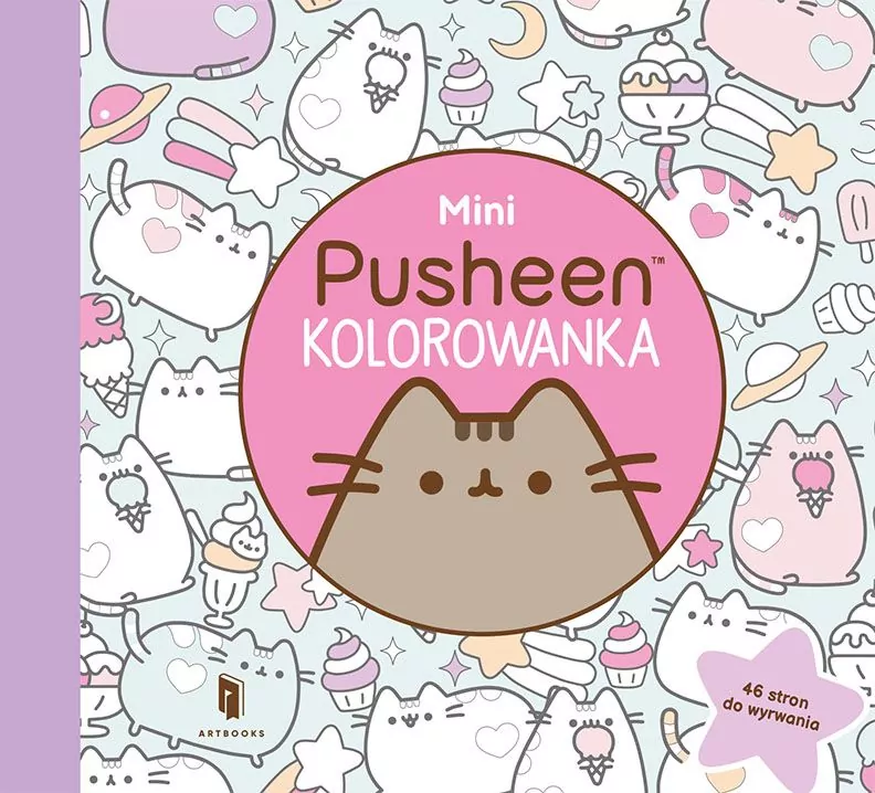 Pusheen mini kolorowanka - tantis.pl