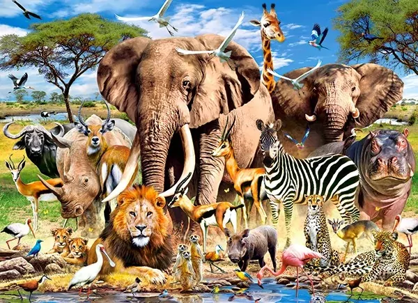 Puzzle 200. Savanna Animals - tantis.pl
