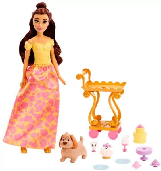 Lalka Disney. Princess Bella i wózek z podwieczorkiem - tantis.pl