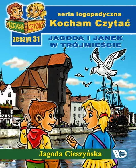 Jagoda i Janek w Trójmieście. Kocham Czytać. Seria logopedyczna. Zeszyt 31 - tantis.pl