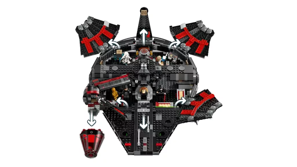 LEGO® Star Wars. Mroczny Sokół Millennium 75389 - tantis.pl